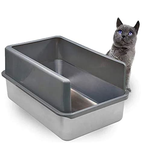 stainless steel litter box better than plastic|best stainless steel litter box.